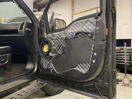 2015-2020 Ford F-Series Custom Made Door Access Block Off Plates (Sold as a set) - Sounds Good Stereo Online