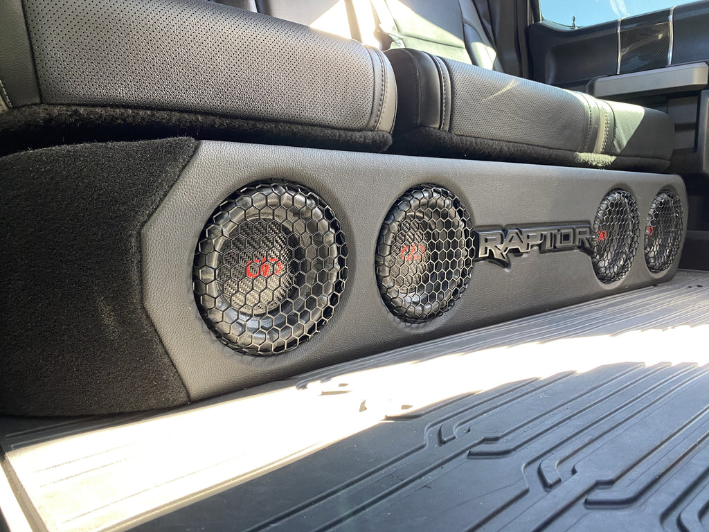 2015-2020 Ford F-Series SuperCrew Truck Custom Level 3 Subwoofer Enclosure Box (Including Raptor) - Sounds Good Stereo Online