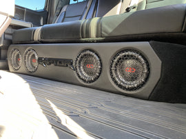 2015-2020 Ford F-Series SuperCrew Truck Custom Level 3 Subwoofer Enclosure Box (Including Raptor) - Sounds Good Stereo Online