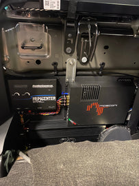2019-2021 Dodge Ram Crew Cab Custom Made Amplifier Rack/Plate/Board - Sounds Good Stereo Online